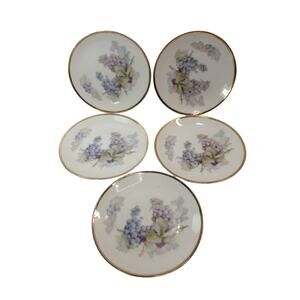 Lot of 6 Bavarian Plate Zeh Scherzer (Z S and Co.) Early 1900's 6"